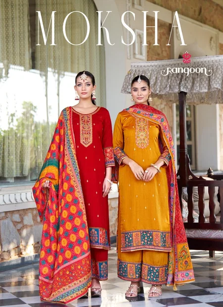 Moksha By Rangoon Silk Kurti With Bottom Dupatta Wholesale Price In Surat
